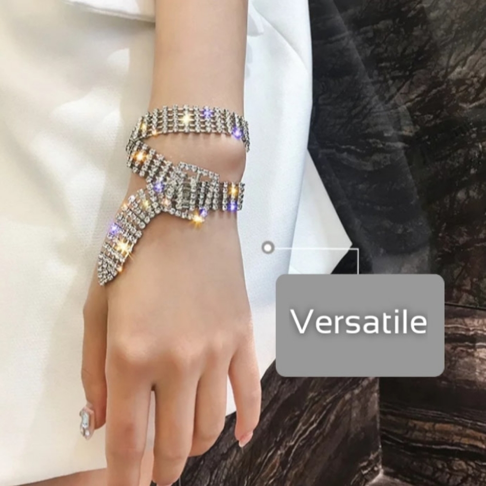 🎀Rhinestone Buckle Choker Necklace - Picture 8 of 8